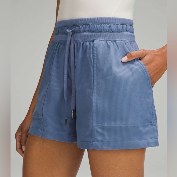 lululemon athletica Pants - Lululemon Dance Studio High-Rise Short 3.5" Oasis Blue size 4